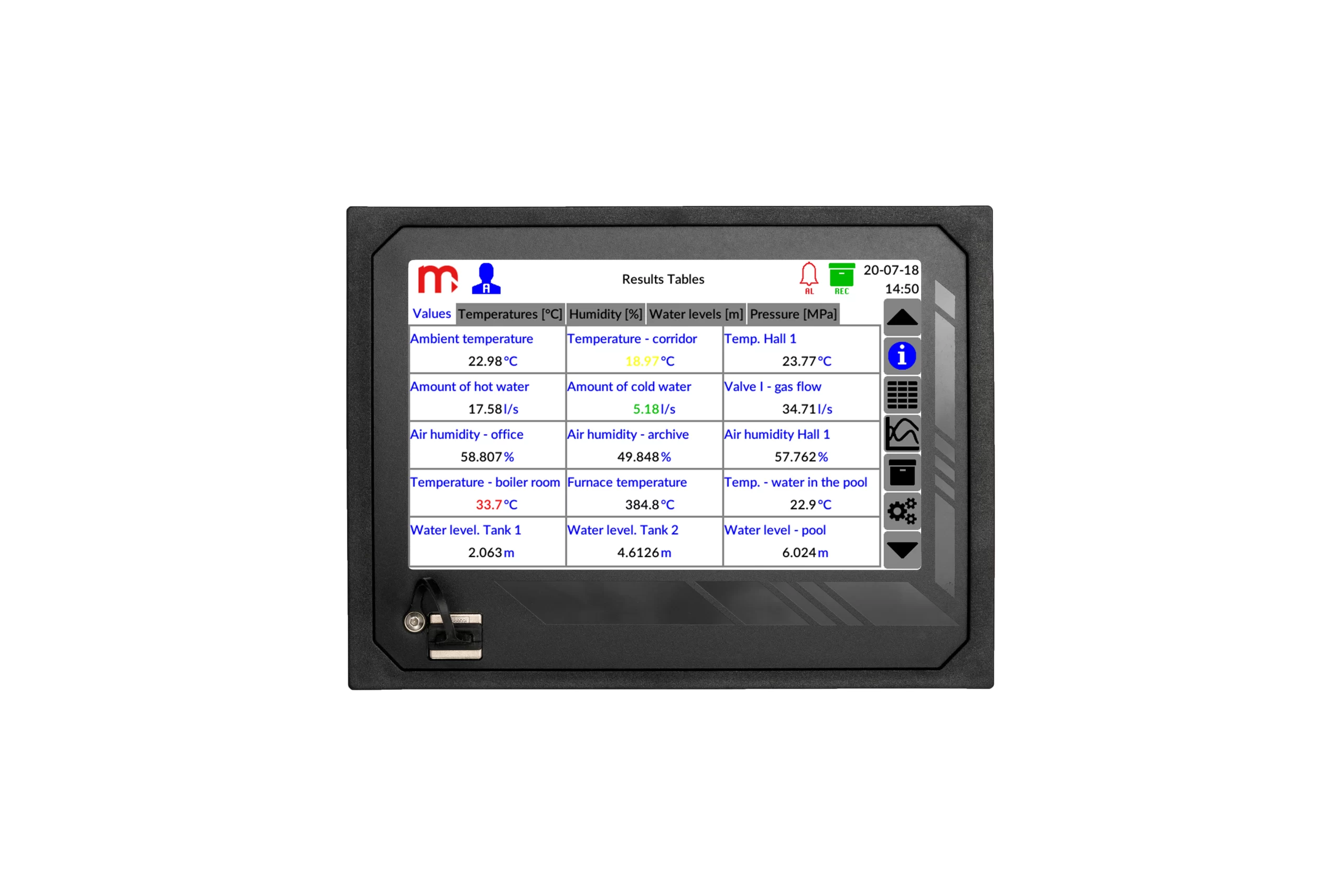 DL7ENwebp scaled Metronic Data Logging Every 1 Second – in DL2, DL5, and DL7 Data Loggers